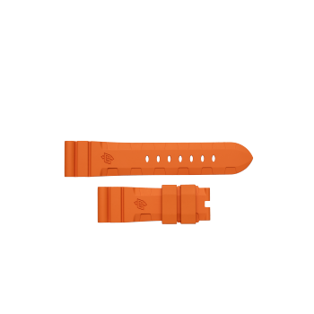 PNMXE07XCM - Strap caoutchouc orange