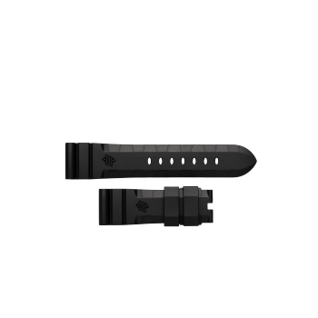 PNMXE072WT - Black Rubber Strap