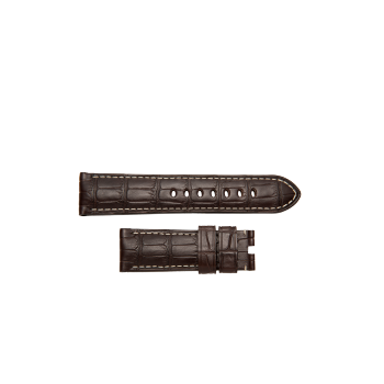 PNMX005FP3 - Strap alligator dark brown