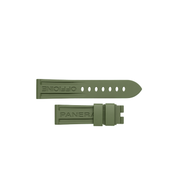 PNMXE09CTS - Strap caoutchouc green