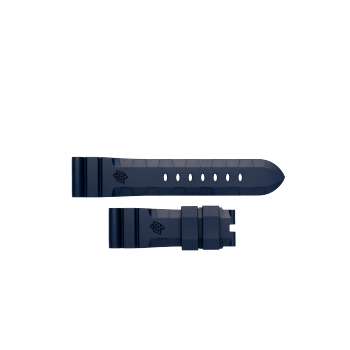 PNMXE07XCS - Strap caoutchouc dark blue